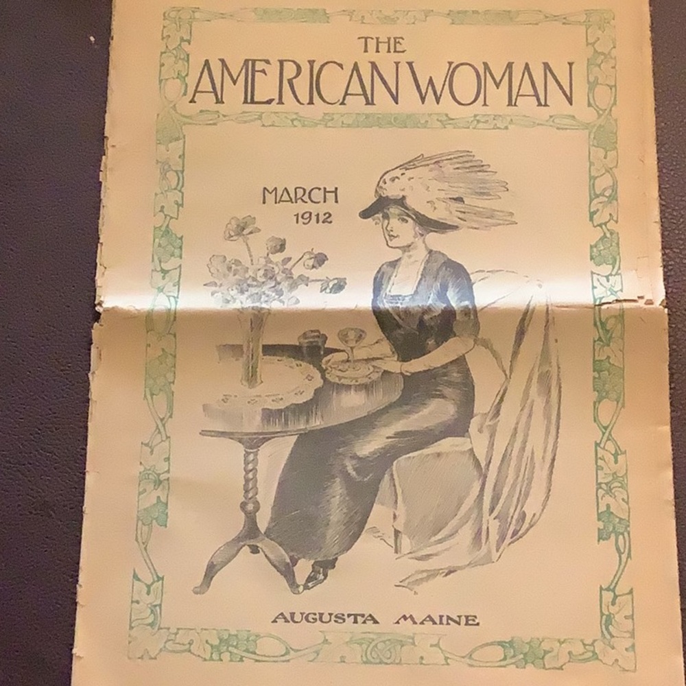 Rare-March 1912 The American Woman Publication